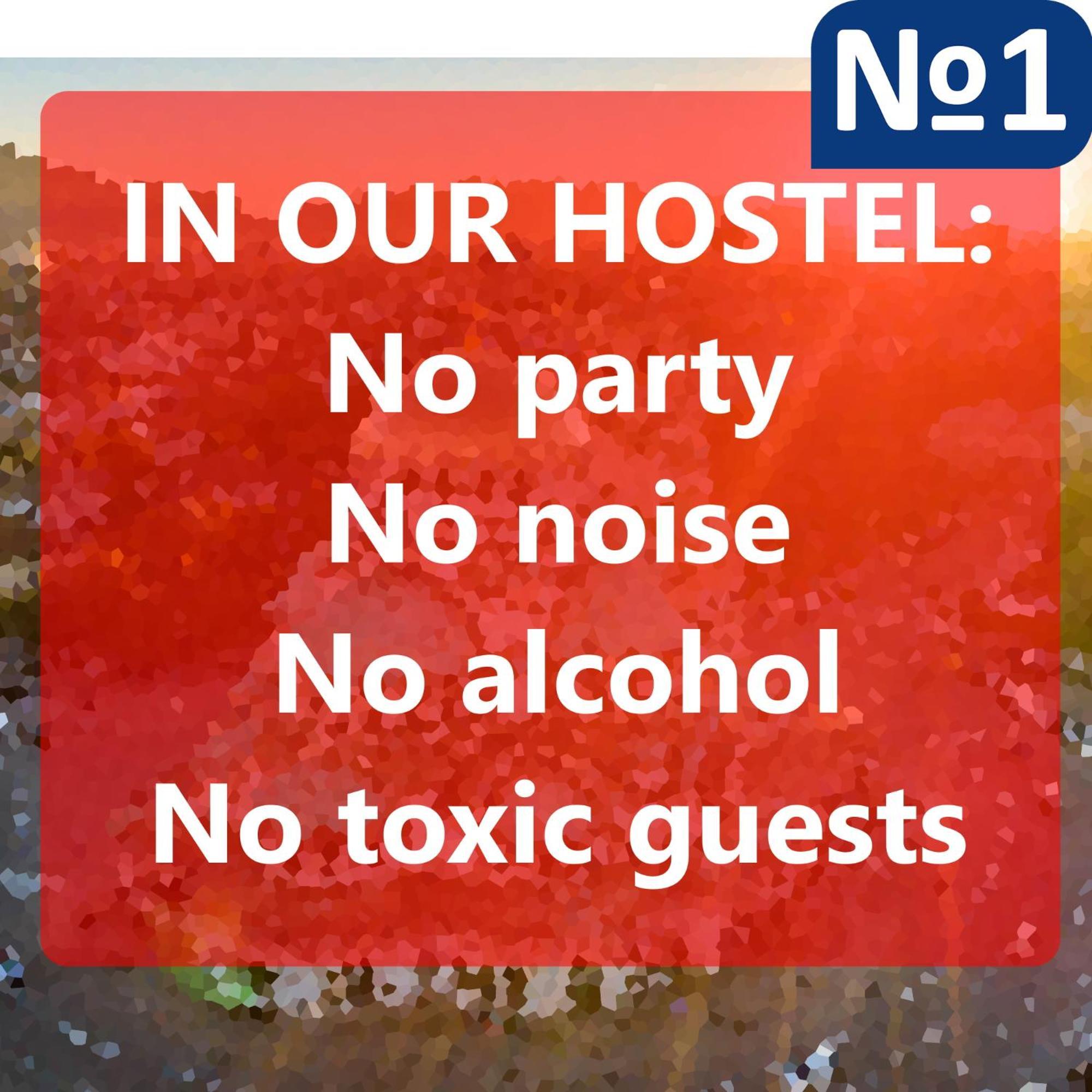 "No Party & Many Rules" Hostel N1 Sofia Exteriör bild